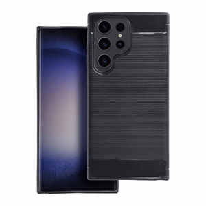 Anglies pluošto dėklas telefonui SAMSUNG Galaxy A20E - juodas