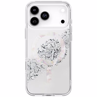 Uniq Coehl Crystelle dėklas telefonui iPhone 17 Pro Max Magnetinis įkrovimas - sidabrinis