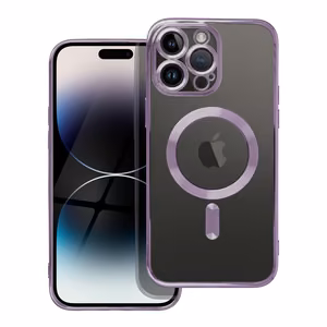 Electro Mag Cover case for iPhone 14 Pro Max compatible with MagSafe purple