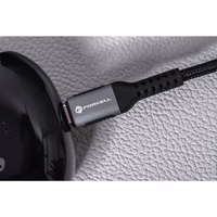 Kabelis FORCELL F-ENERGY C256 USB A į Type C QC4.0 3A 66W Cafule 3 m juodas