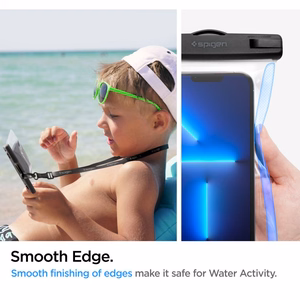 Spigen Aqua Shield A601 universalus vandeniui atsparus dėklas, skaidrus
