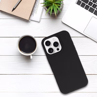 Tel Protect silikoninis dėklas telefonui Iphone 16 Pro Max juodas