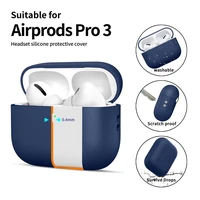 Tech-Protect silikoninis dėklas AirPods Pro 3 tamsiai mėlynas