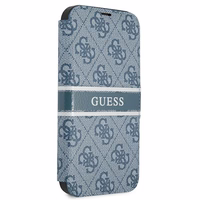 Guess 4G Stripe dėklas telefonui iPhone 13 Pro / 13 6.1" – mėlynas