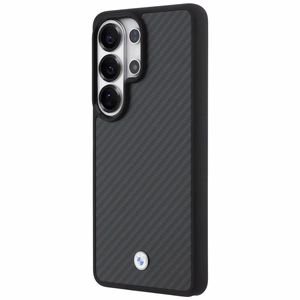 BMW Sign Magnetic Carbon Fiber MagSafe Dėklas for Samsung Galaxy S26 Ultra - juodas