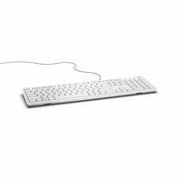 DELL KB216 klaviatūra USB QWERTY JAV tarptautinė versija Balta