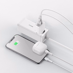 Baseus įkroviklis Compact 2 x USB baltas 10,5w