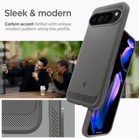 Spigen Rugged Armor dėklas telefonui Google Pixel 9 Pro XL - pilkas