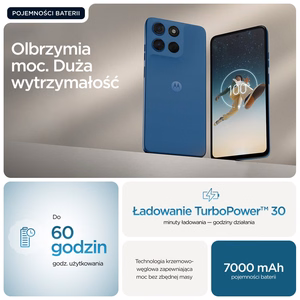 Motorola moto g57 power 17,1 cm (6.72") Dviguba SIM jungtis Android 16.0 5G C tipo USB 12 GB 256 GB 7000 mAh Mėlyna