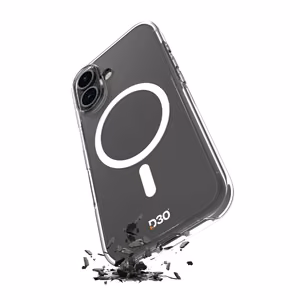 Puro Impact Clear D3O Magnetinis Silikoninis dėklas telefonui iPhone 16 - Skaidrus