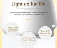 Night lamp W-008 Mushroom blue