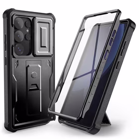 Tech-Protect Kevlar Cam+ dėklas telefonui Samsung Galaxy S25 Ultra - juoda