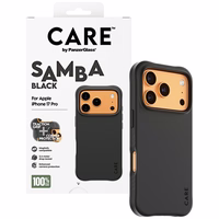 CARE by PanzerGlass Stilingas Samba Magnetinis dėklas telefonui iPhone 17 Pro - juodas