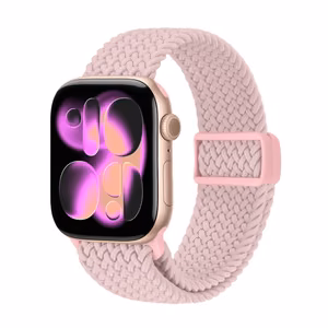 Crong Wave Band pintas Apple Watch dirželis, 38/40/41/42 mm, rožinis