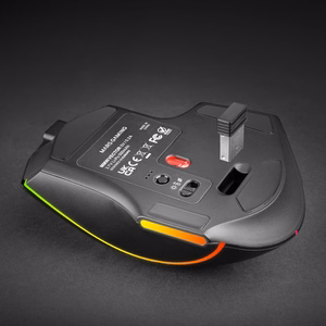 Mars Gaming MMWVECTOR kompiuterio pelė Žaidimams Dešinės rankos RF Wireless + Bluetooth + USB Type-A Optinis 12000 DPI