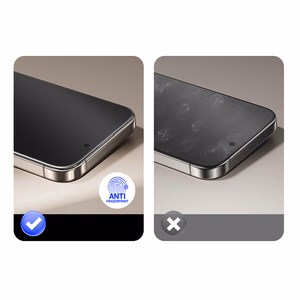 Tel Protect Pilnas Klijavimas 6D Matinis Grūdintas Apsauginis Stiklas Iphone 16 Pro/17 Juodas