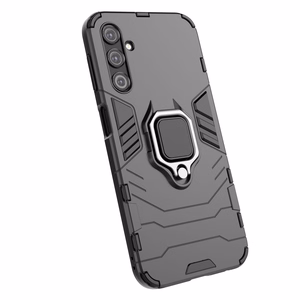 Dėklas telefonui Ring Armor Samsung Galaxy A24 4G su magnetiniu laikikliu ir žiedu - juodas
