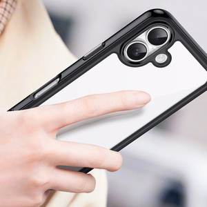 Outer Space dėklas telefonui iPhone 17 - juodas permatomas