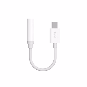 Audio adapteris Dudao L16CPro USB-C to 3.5mm baltas