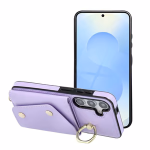 Case for Samsung S25 EDGE Wonder with wallet lilac