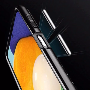 Thunder dėklas telefonui lankstus tvirtas atsparus TPU dėklas Samsung Galaxy A22 4G mėlynas