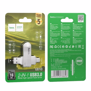 HOCO atmintukas USB A + Type C UD10 16GB USB3.0