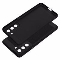 BREEZY dėklas telefonui SAMSUNG S21 FE juodas