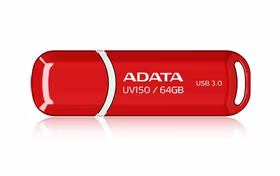ADATA 64GB DashDrive UV150 USB atmintukas USB A tipo 3.2 Gen 1 (3.1 Gen 1) Raudona