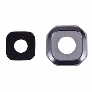 Samsung A310 A3 2016/A510 A5 2016/A710 A7 2016 kameros stikliukas su rėmeliu juodas (pilkas) ORG