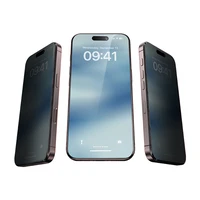 Benks grūdintas stiklas Air Shield Privacy (TF70) iPhone 17 Pro Max juodas - 10 vnt