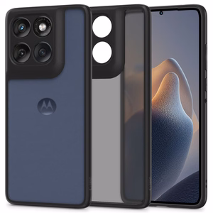 Tech-Protect MagMat dėklas Motorola Edge 60 Fusion - Matinis juodas