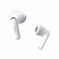 Trust Yavi - belaidis Earbuds Bluetooth TWS with Charging dėklas & ENC (baltas)