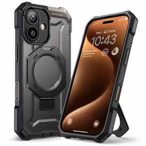 Supcase UB Grip Mag Magnetinis dėklas telefonui iPhone 17 - juodas