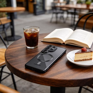 Tech-Protect MagFlex Dėklas for Samsung Galaxy S26 Ultra - Clear juodas