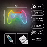 Neon LED RGB GAMEPAD FLRNE04 + RC Forever Light