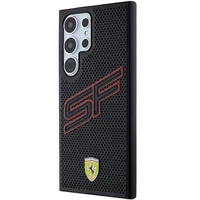 Ferrari Big SF Perforated dėklas telefonui Samsung Galaxy S24 Ultra - juodas