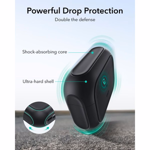 ESR Orbit HaloLock MagSafe dėklas AirPods Pro 3 juodas