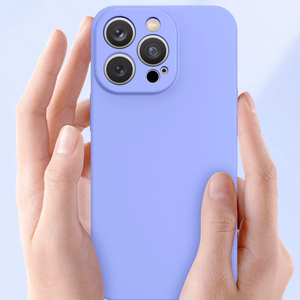 Silikoninis dėklas iPhone 14 Plus silikoninis dėklas violetinis