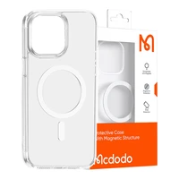 Magnetinis dėklas McDodo iPhone 15 Pro (skaidrus)