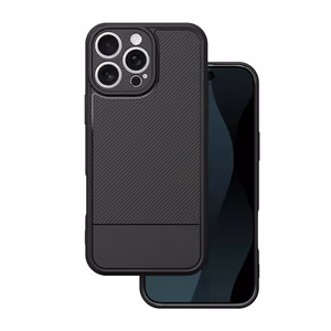 Paprastas anglies dėklas iPhone 16 Pro Max 6,9" juodas