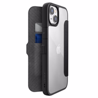 Raptic X-Doria Urban Folio dėklas iPhone 14 Plus atveriamas juoda danga