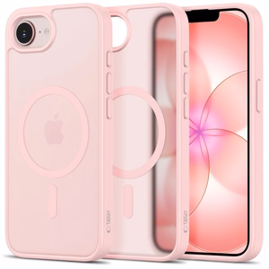 Tech-Protect BasicMag MagSafe dėklas iPhone 16e / 17e matinis švelniai rožinis