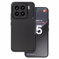 Tel Protect Carbon Elite dėklas telefonui Xiaomi 15 5G juodas