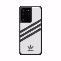 Adidas OR formuotas dėklas PU Samsung Galaxy S20 Ultra - balta ir juoda