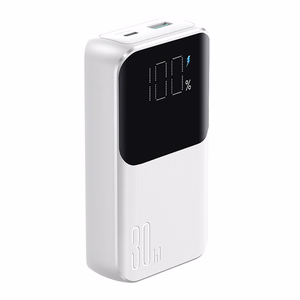 Mini išorinė baterija Joyroom JR-PBC06 30W 10000mAh su integruotais laidais (balta)