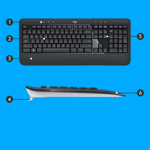 LOGI MK540 Advanced Wireless Combo US