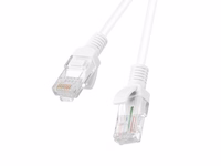 PATCHCORD KAT.6 UTP 1M baltas FLUKE PASSED LANBERG 10-PACK