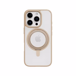 Rock Rotating Stand Soft Touch Series Magnetinis Iphone 16 Pro auksinis