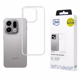 3mk Clear Dėklas for Oppo Find X9 - skaidrus