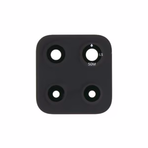 Galinės kameros stikliukas skirtas Honor X8 5G galinės kameros stikliukas (juodas)